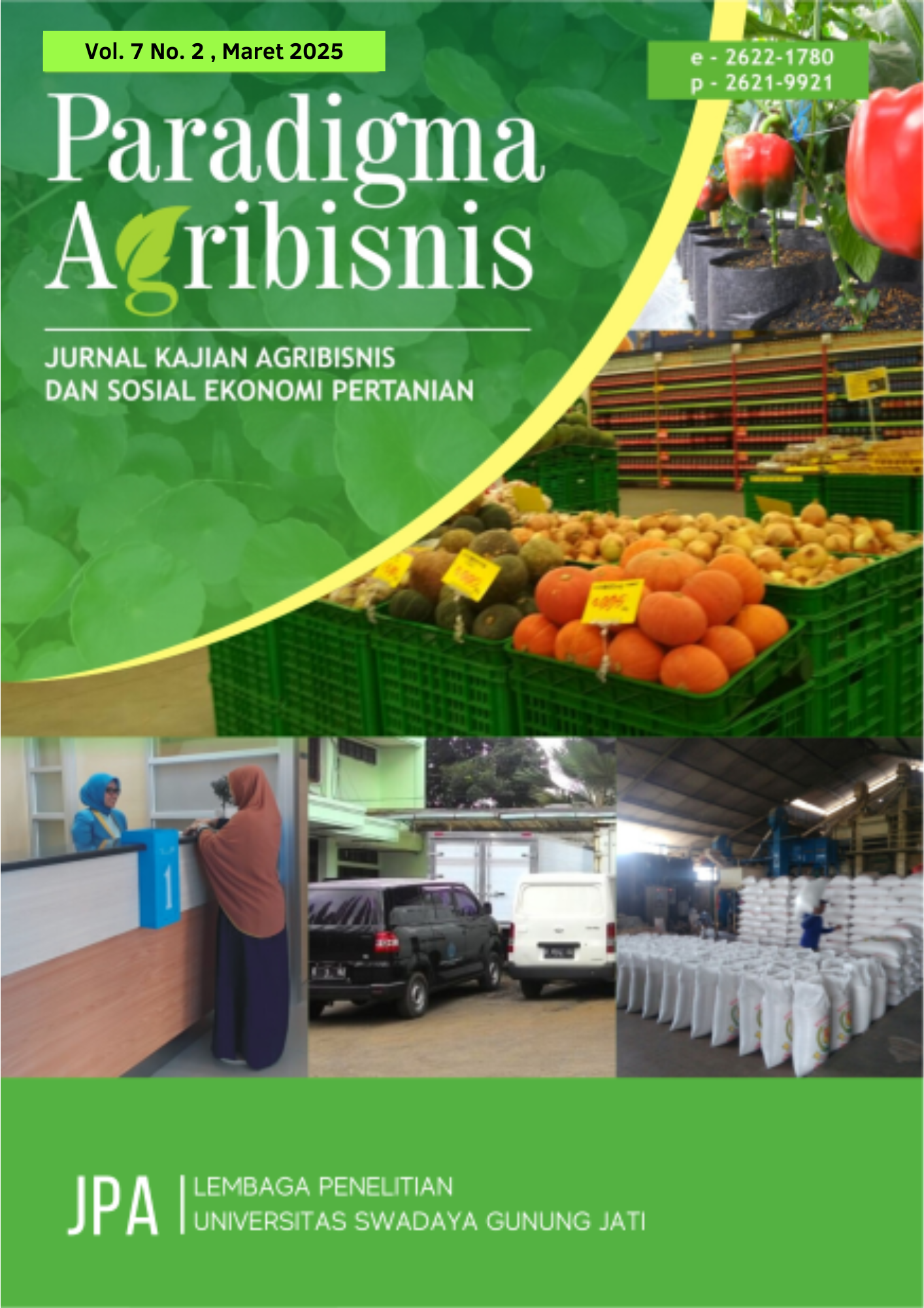 					View Vol. 7 No. 2 (2025): Paradigma Agribisnis
				